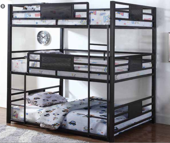 3 tier bunk bed