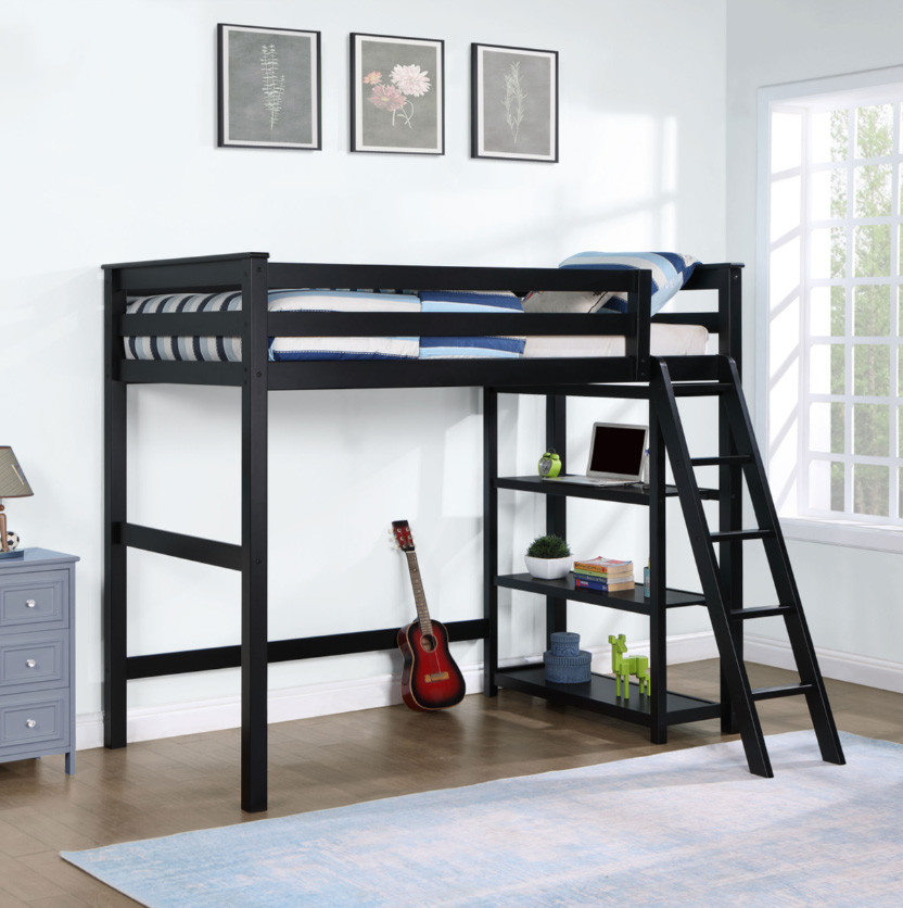 Loft Bed with Workstation and Storage