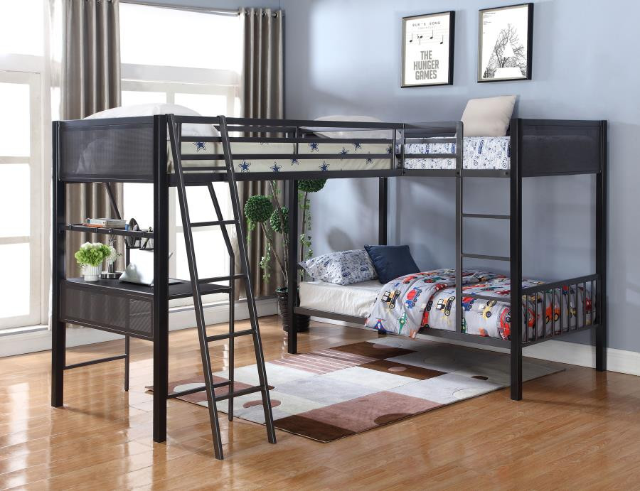 L Shaped Triple Bunk bed