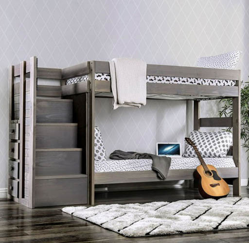 Bunk bed with Stairs