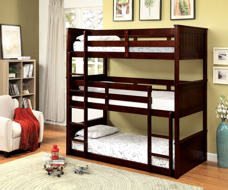 Bunk beds with 3rd bed best sale