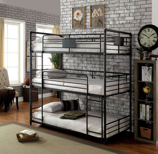 Triple Piping Bunk bed