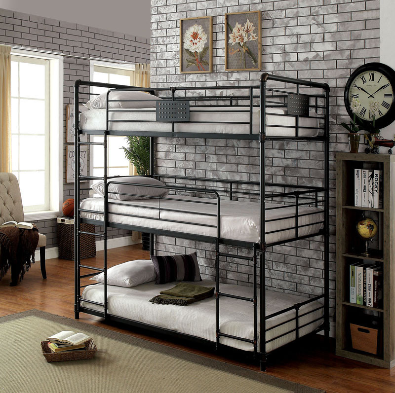 Pipe Triple Bunk Beds