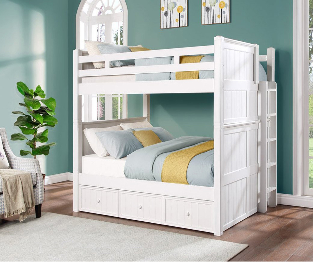 Twin XL Bunk Beds with Drawers