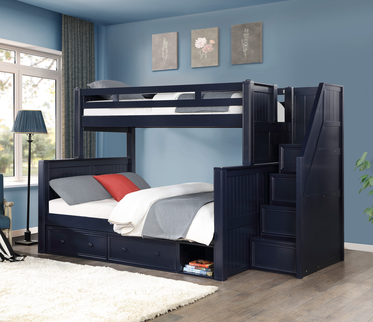 Bunk Bed with Built in Storage