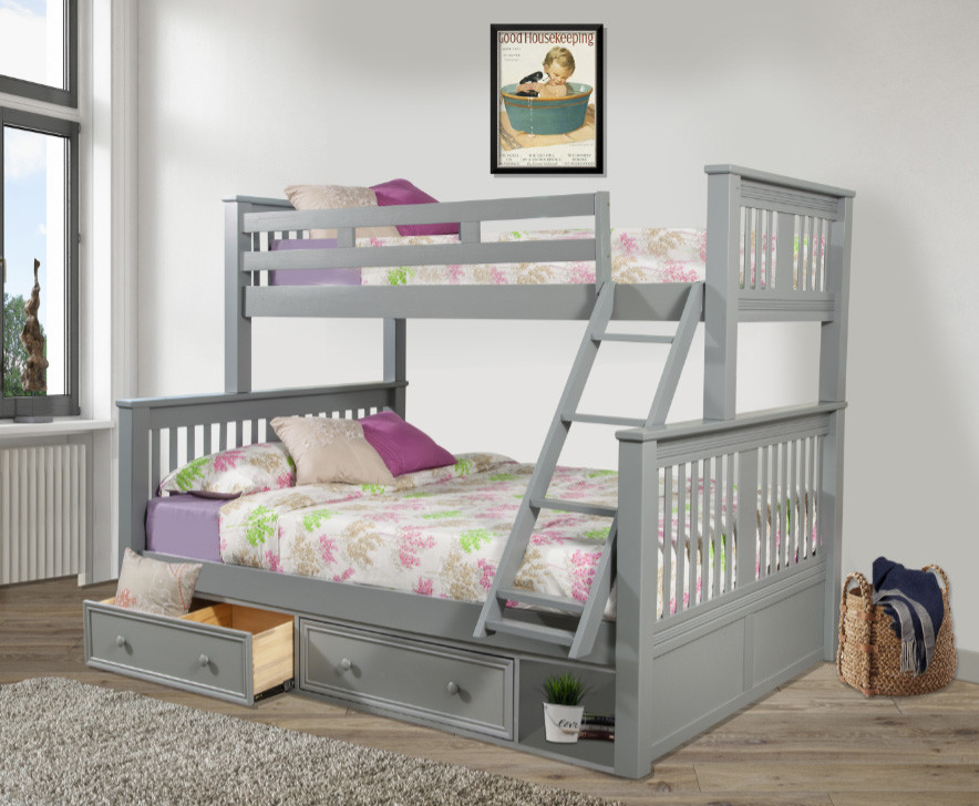 Twin XL over Queen Bunk bed