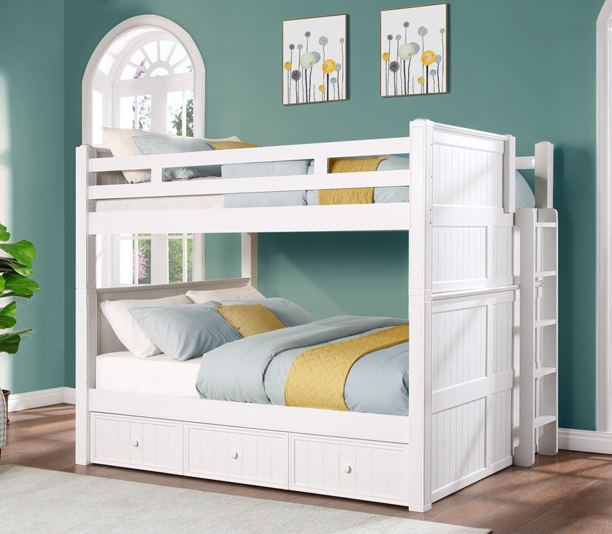 Cottage Wooden Bunk Bed