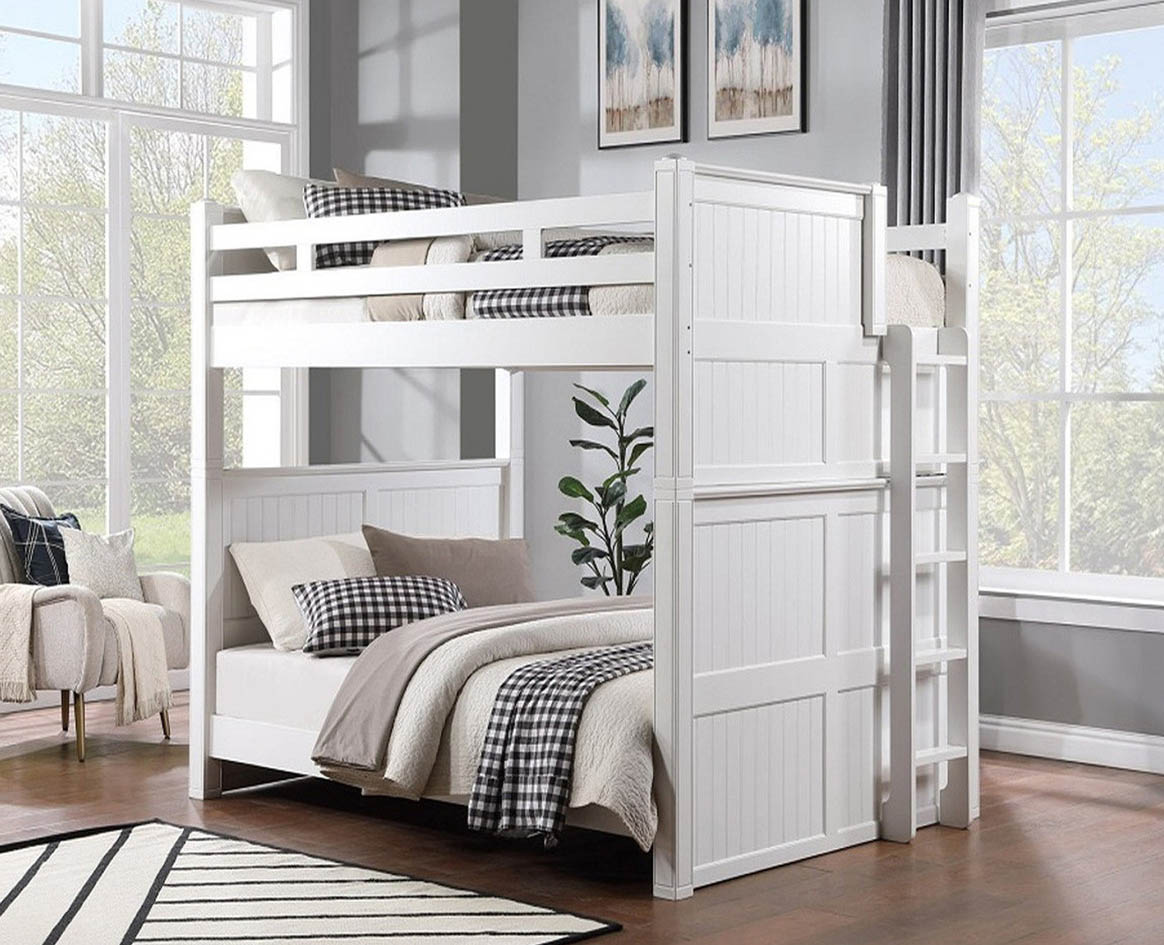 Dillon Queen Bunk Bed with Side Ladder