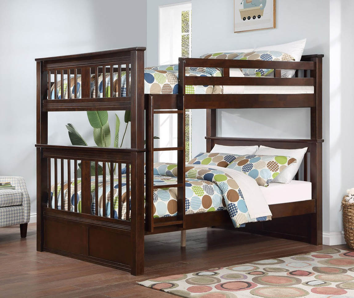 Mission Style Queen Bunk bed