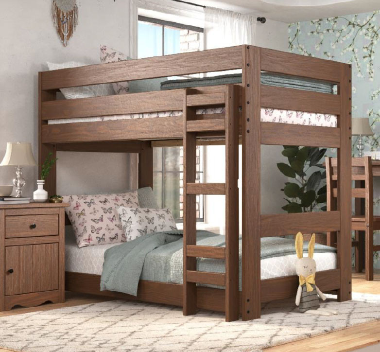 Twin Bunk Bed with Ladder